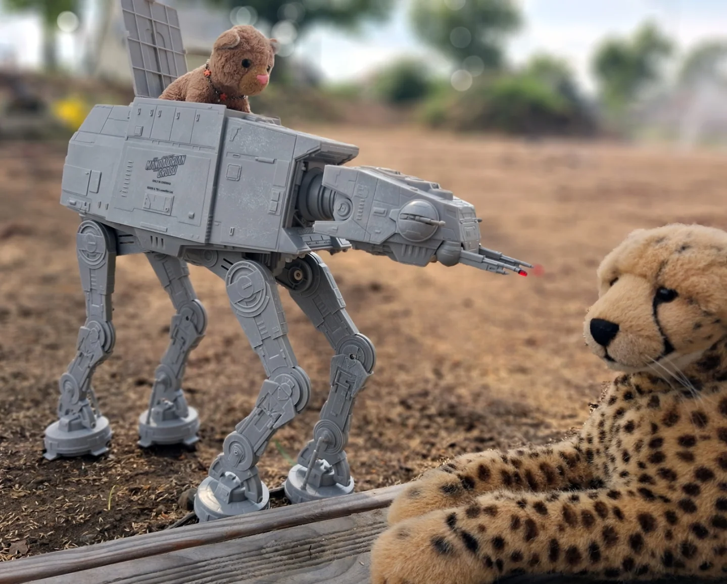 Photo by Juba Gepard on May 24, 2026. May be an image of cheetah, big cat, lego and text.